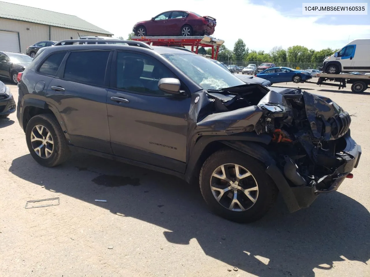 2014 Jeep Cherokee Trailhawk VIN: 1C4PJMBS6EW160535 Lot: 58385404