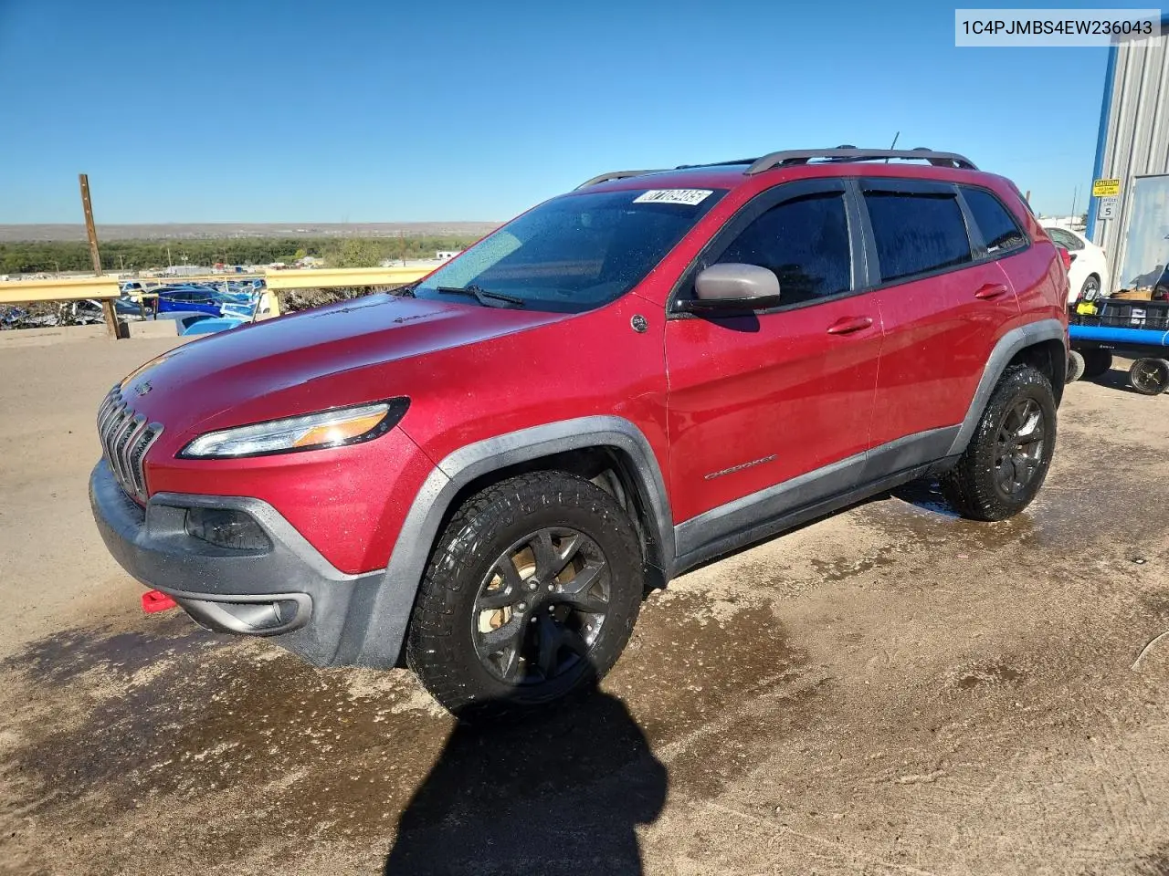 1C4PJMBS4EW236043 2014 Jeep Cherokee Trailhawk