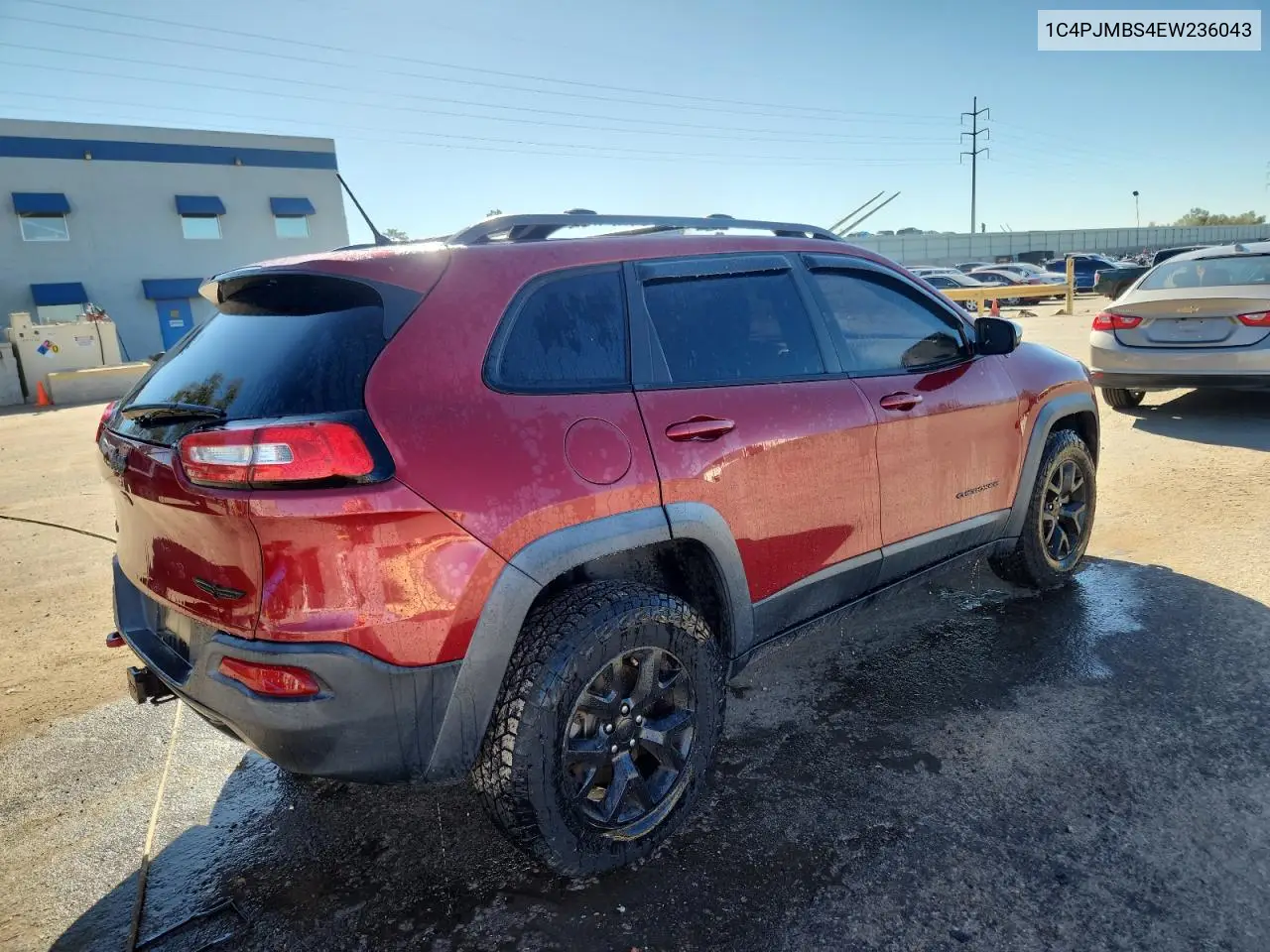 1C4PJMBS4EW236043 2014 Jeep Cherokee Trailhawk