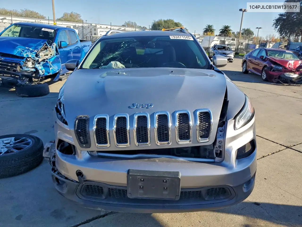 1C4PJLCB1EW131677 2014 Jeep Cherokee Latitude