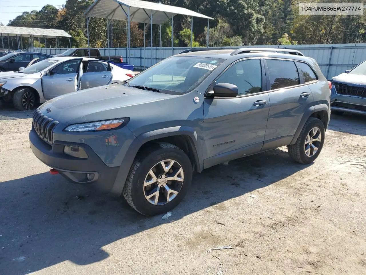 1C4PJMBS6EW277774 2014 Jeep Cherokee Trailhawk