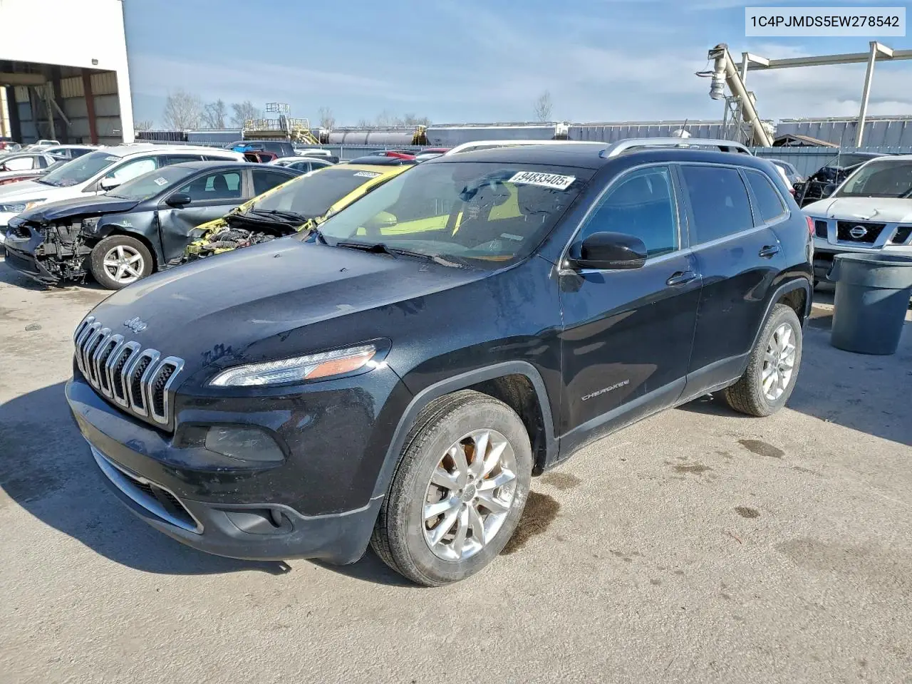 1C4PJMDS5EW278542 2014 Jeep Cherokee Limited