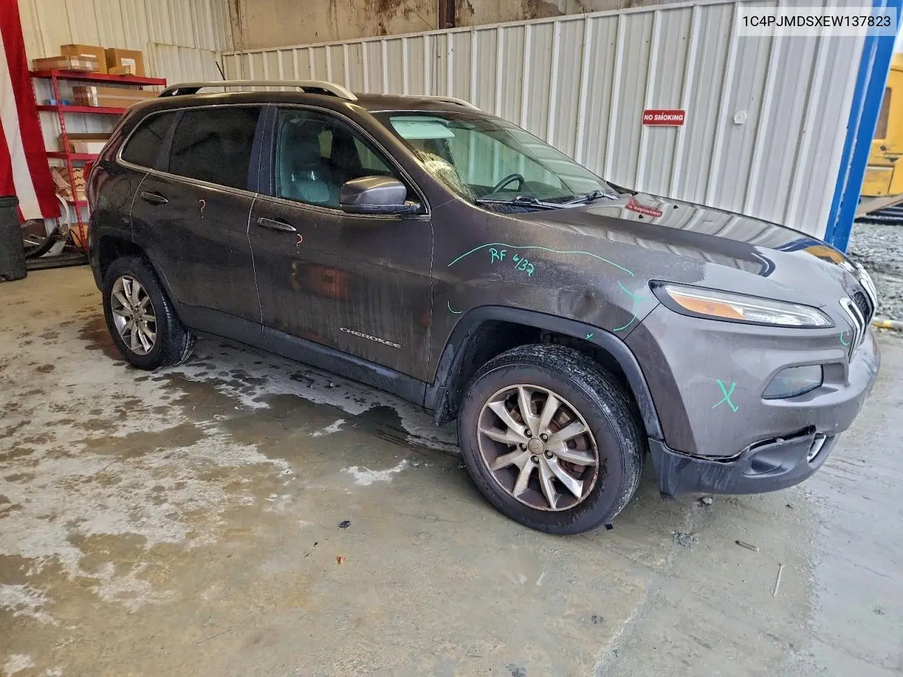1C4PJMDSXEW137823 2014 Jeep Cherokee Limited