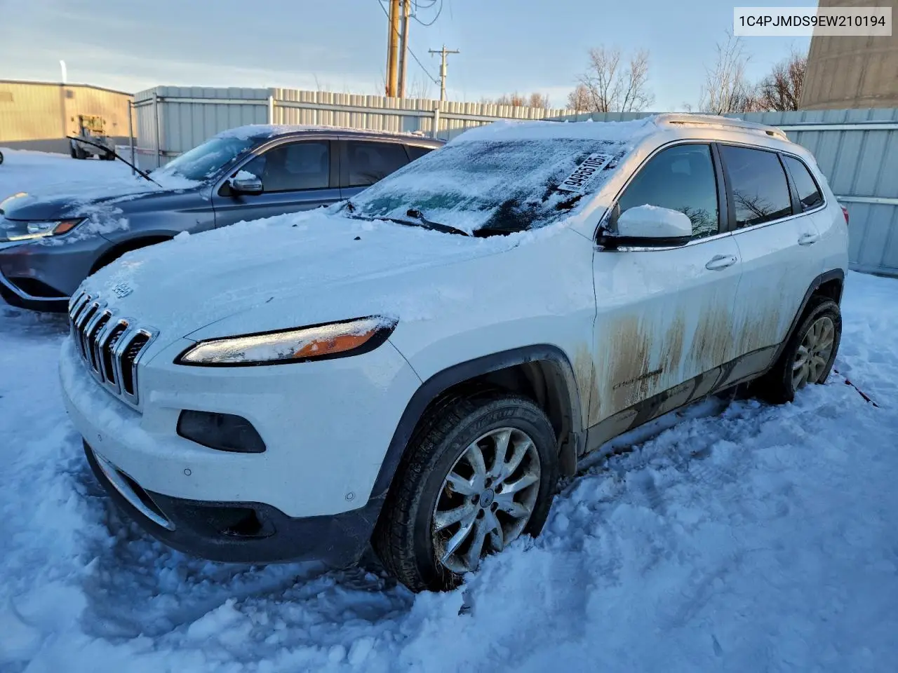 1C4PJMDS9EW210194 2014 Jeep Cherokee Limited