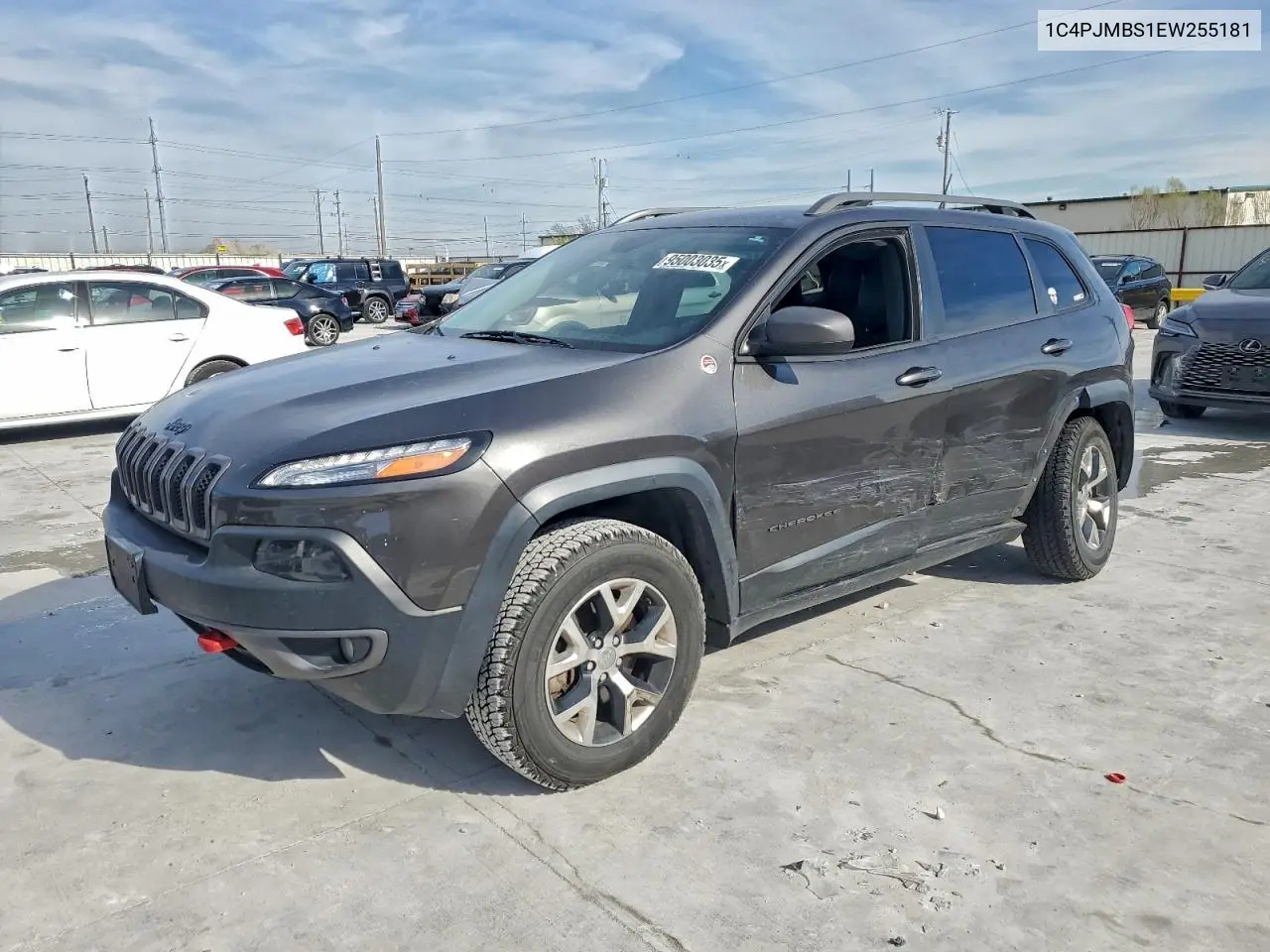 1C4PJMBS1EW255181 2014 Jeep Cherokee Trailhawk