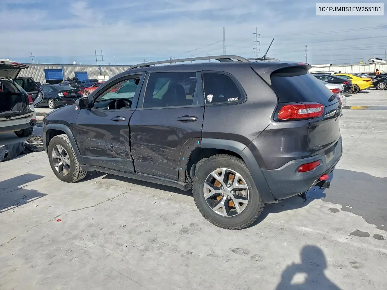 1C4PJMBS1EW255181 2014 Jeep Cherokee Trailhawk