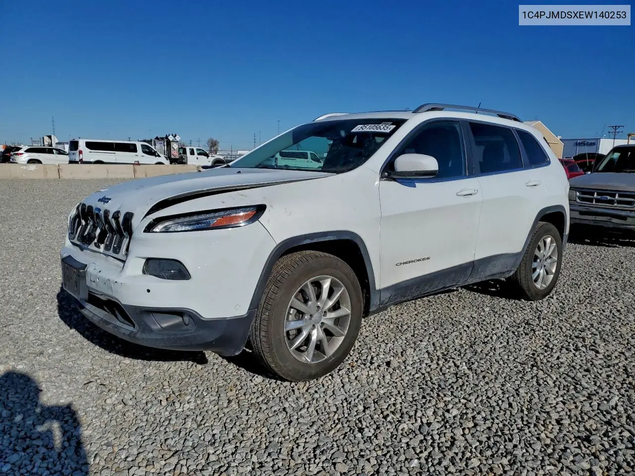 1C4PJMDSXEW140253 2014 Jeep Cherokee Limited