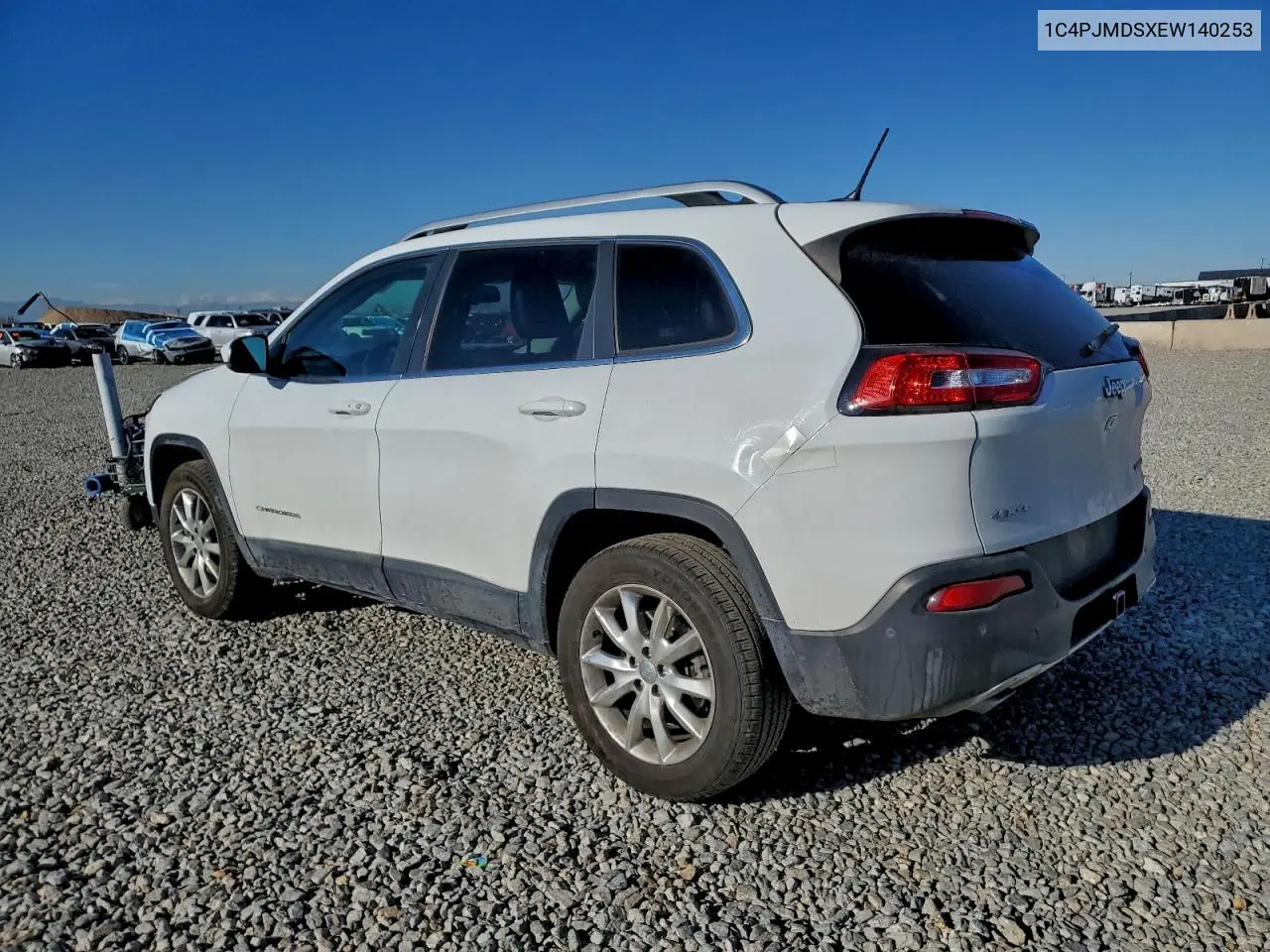 1C4PJMDSXEW140253 2014 Jeep Cherokee Limited