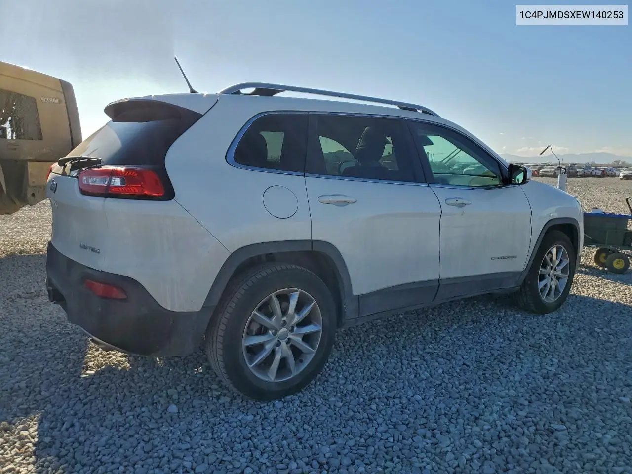 1C4PJMDSXEW140253 2014 Jeep Cherokee Limited