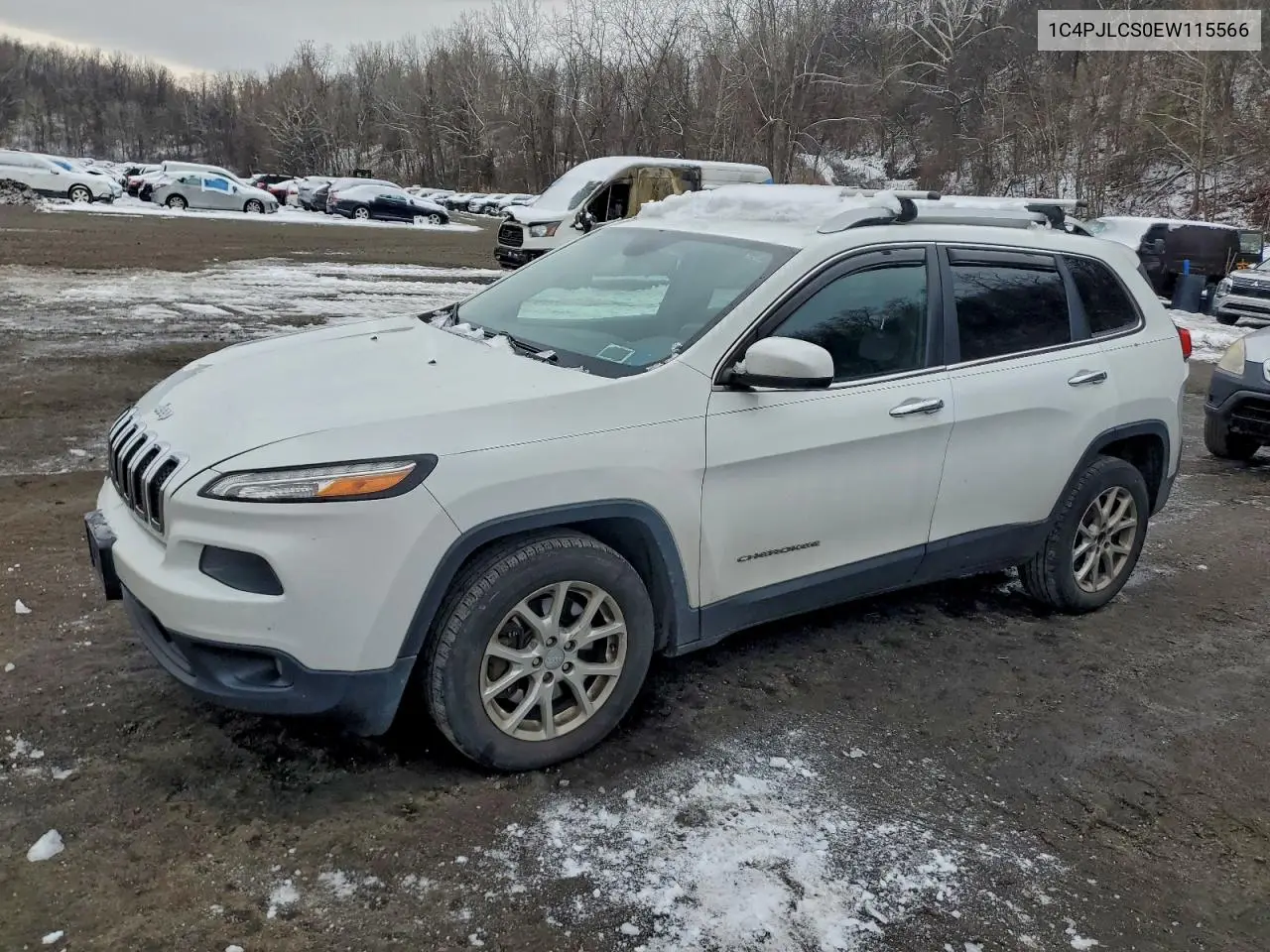 1C4PJLCS0EW115566 2014 Jeep Cherokee Latitude
