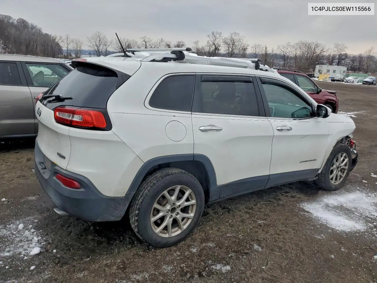 1C4PJLCS0EW115566 2014 Jeep Cherokee Latitude