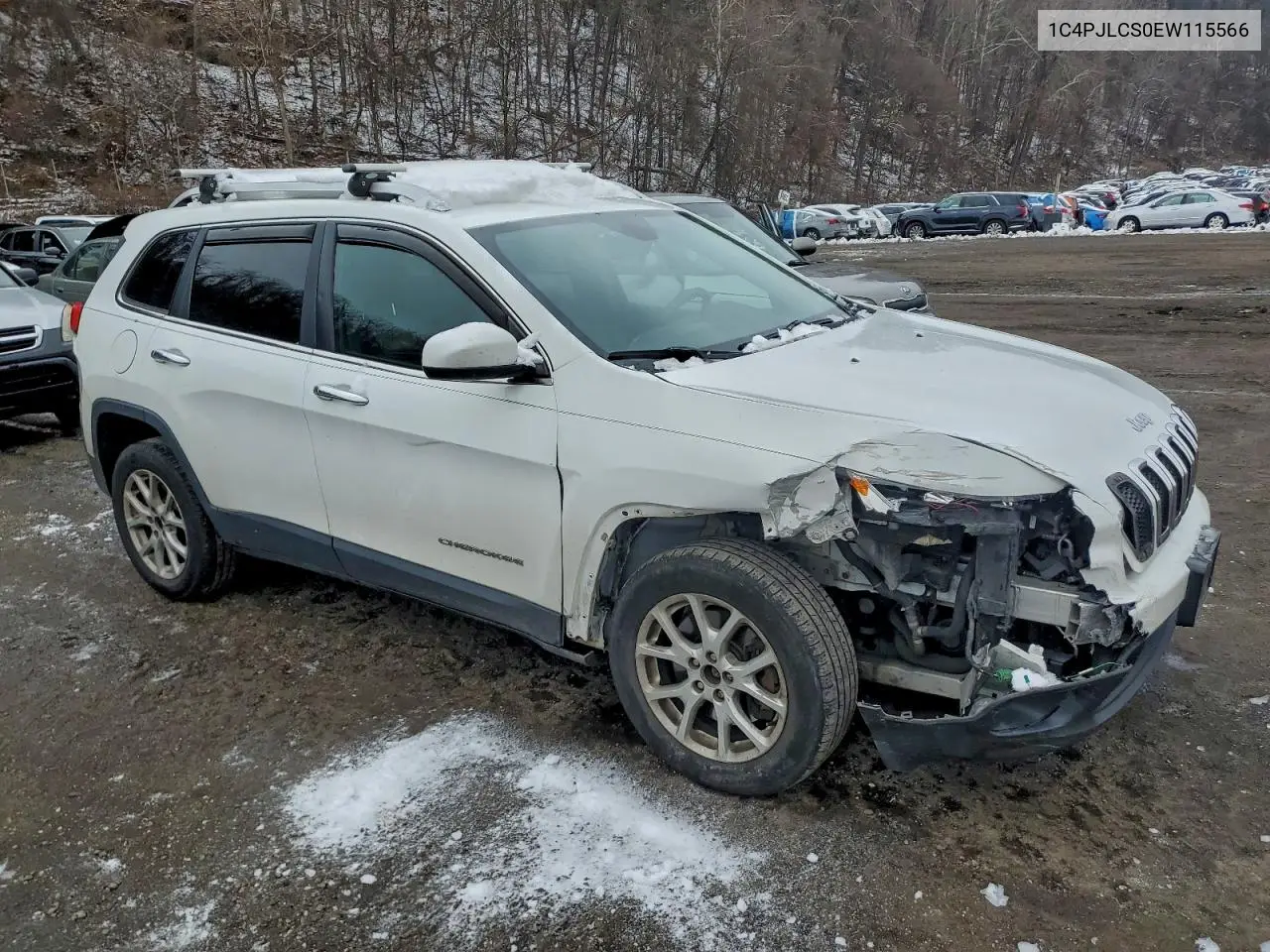 1C4PJLCS0EW115566 2014 Jeep Cherokee Latitude
