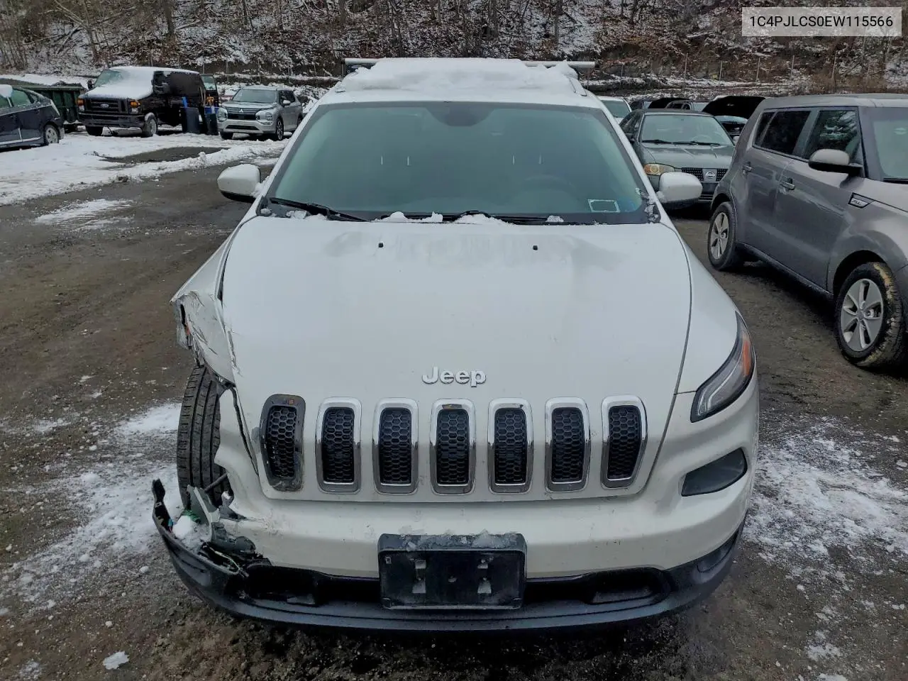 1C4PJLCS0EW115566 2014 Jeep Cherokee Latitude