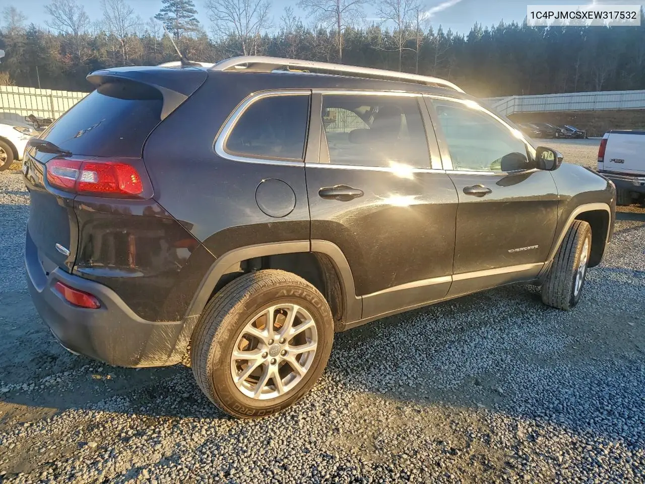 1C4PJMCSXEW317532 2014 Jeep Cherokee Latitude