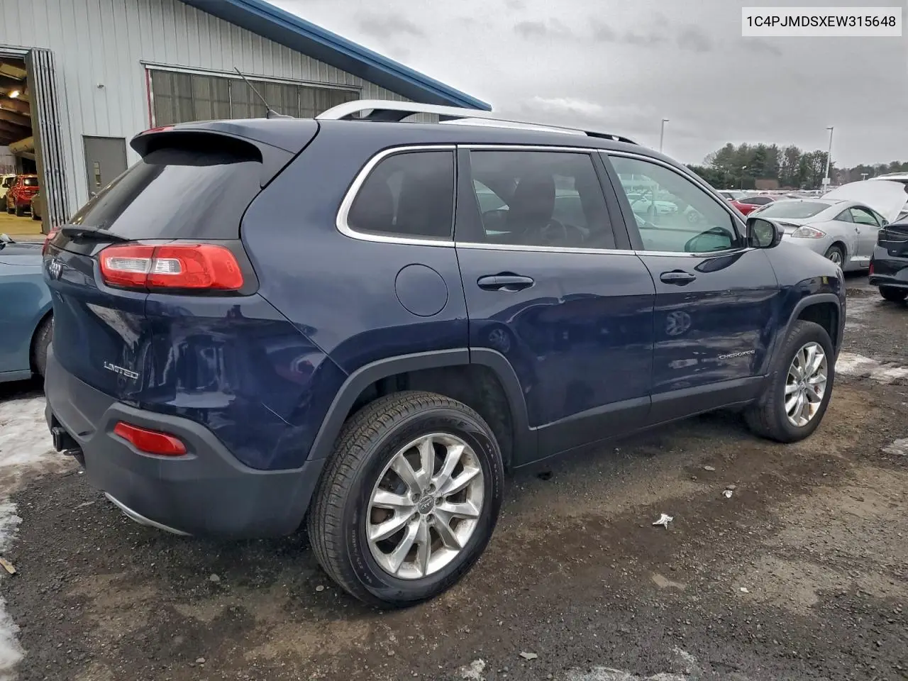 1C4PJMDSXEW315648 2014 Jeep Cherokee Limited