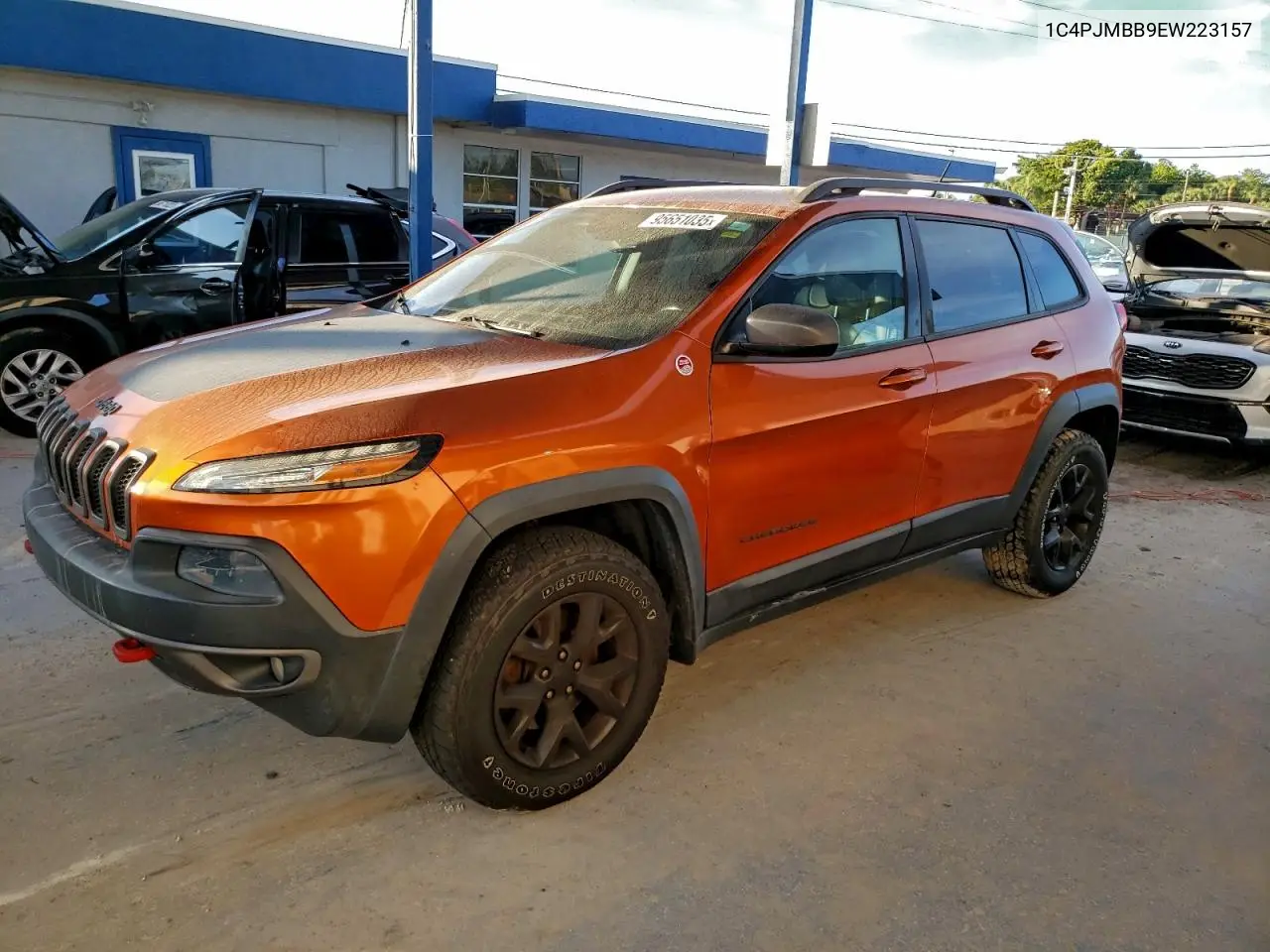 1C4PJMBB9EW223157 2014 Jeep Cherokee Trailhawk