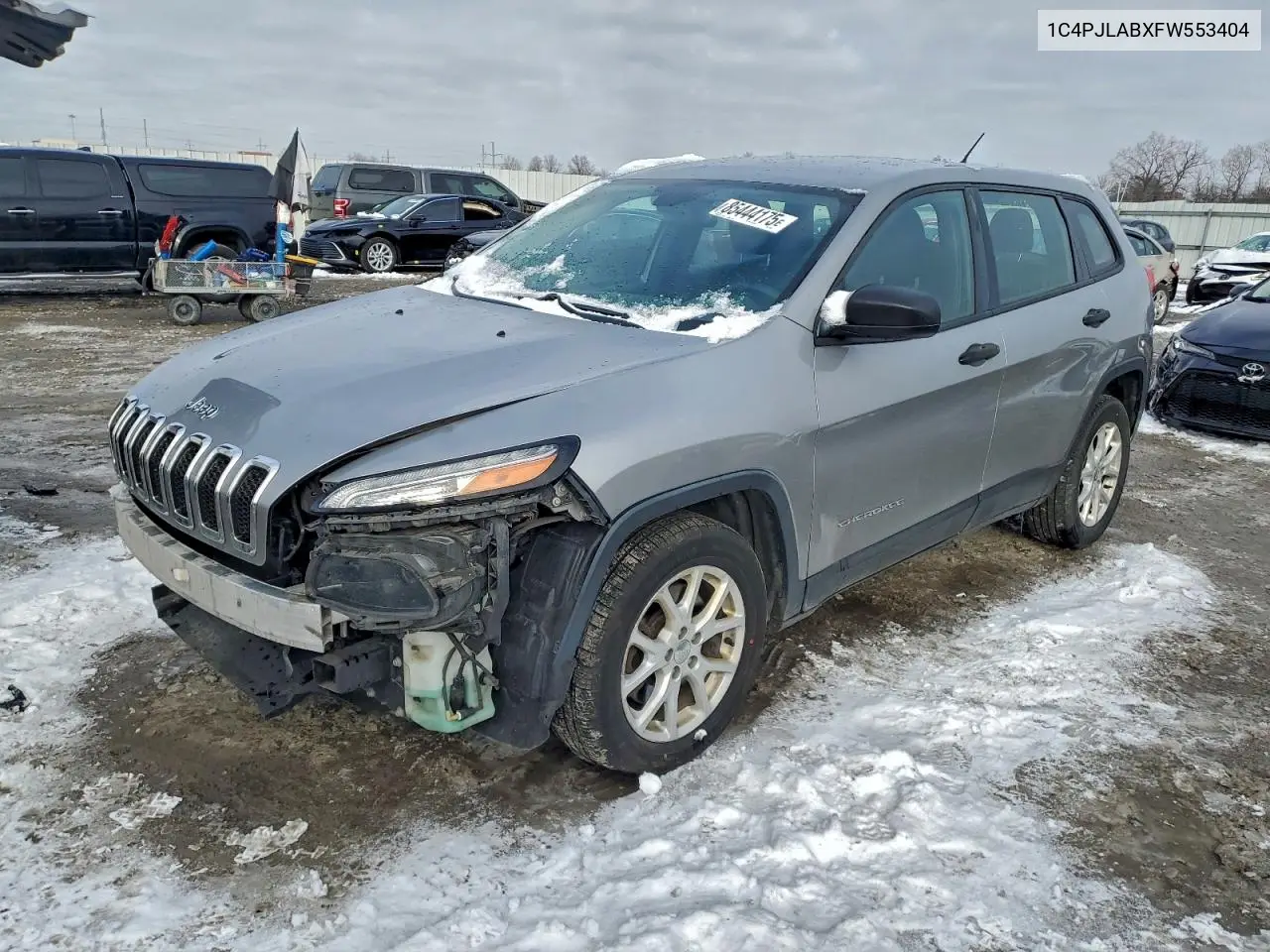 1C4PJLABXFW553404 2015 Jeep Cherokee Sport