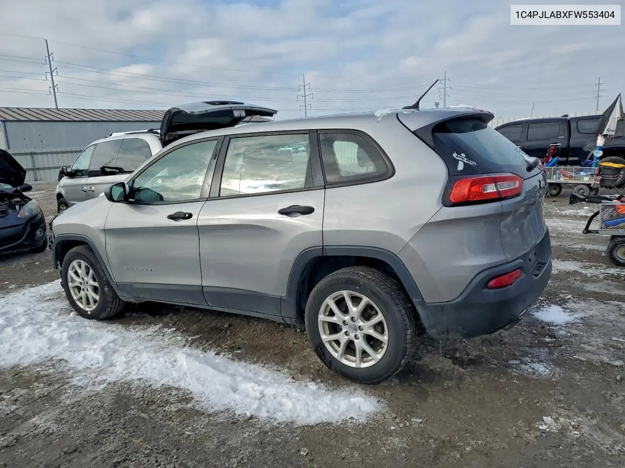 1C4PJLABXFW553404 2015 Jeep Cherokee Sport