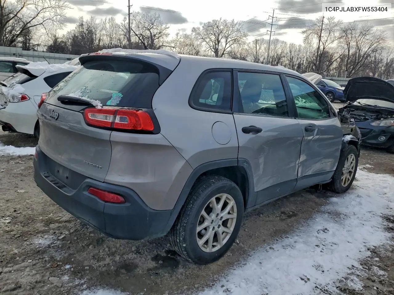 1C4PJLABXFW553404 2015 Jeep Cherokee Sport