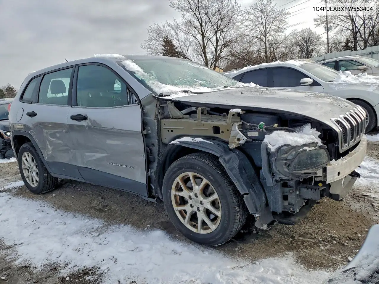 1C4PJLABXFW553404 2015 Jeep Cherokee Sport