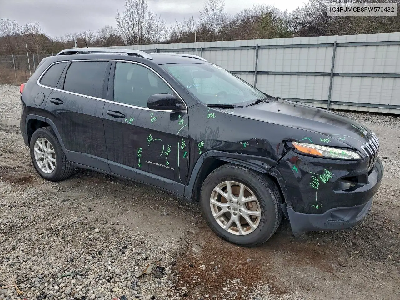 1C4PJMCB8FW570432 2015 Jeep Cherokee Latitude