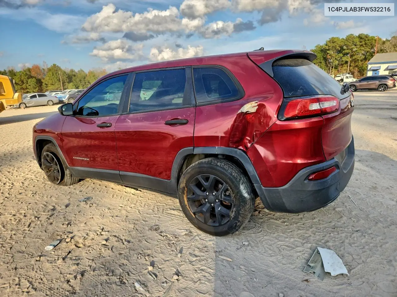 1C4PJLAB3FW532216 2015 Jeep Cherokee Sport