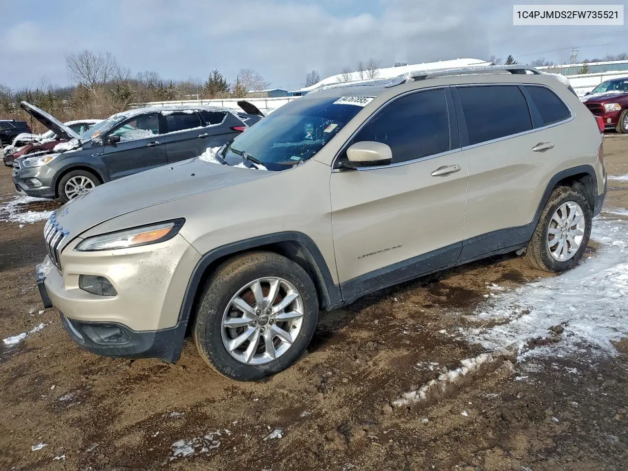 1C4PJMDS2FW735521 2015 Jeep Cherokee Limited