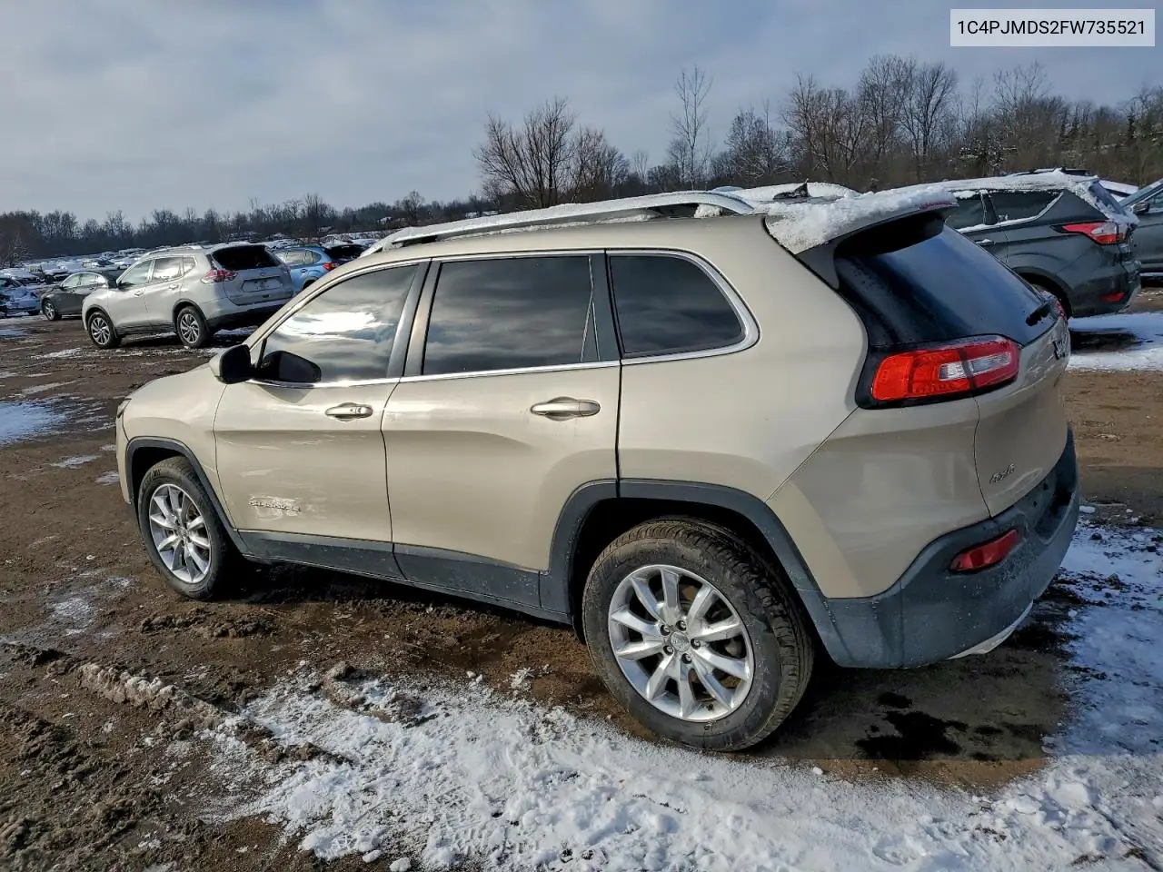 1C4PJMDS2FW735521 2015 Jeep Cherokee Limited