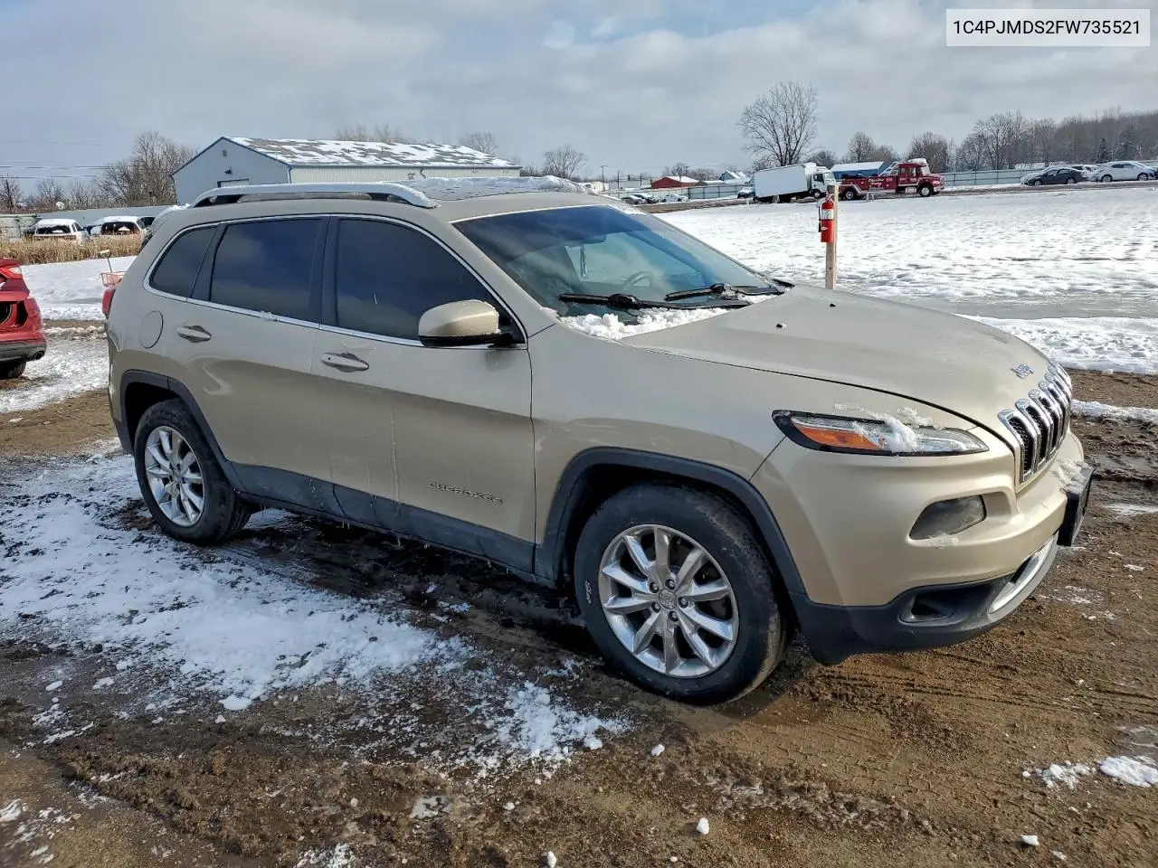 1C4PJMDS2FW735521 2015 Jeep Cherokee Limited
