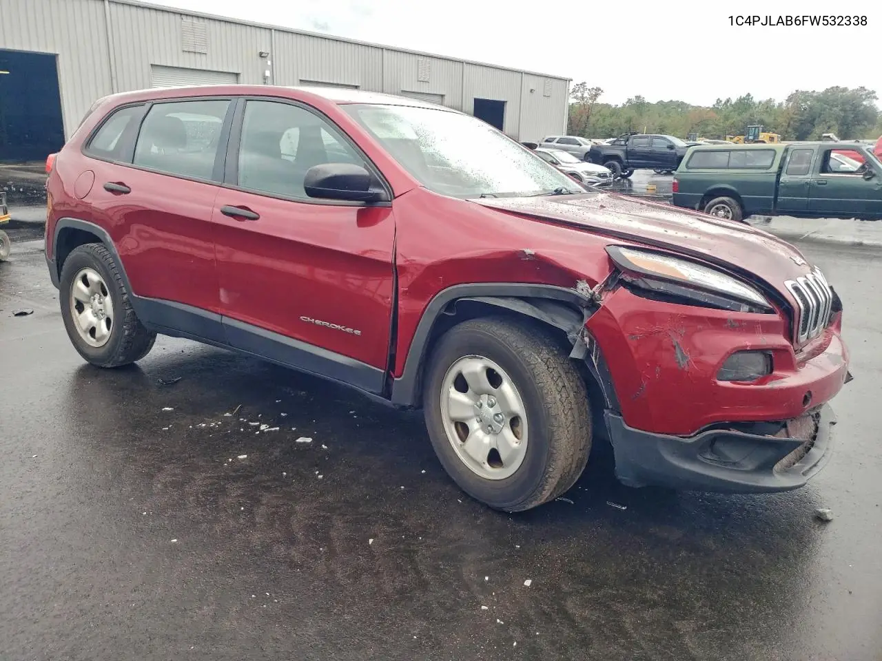 1C4PJLAB6FW532338 2015 Jeep Cherokee Sport