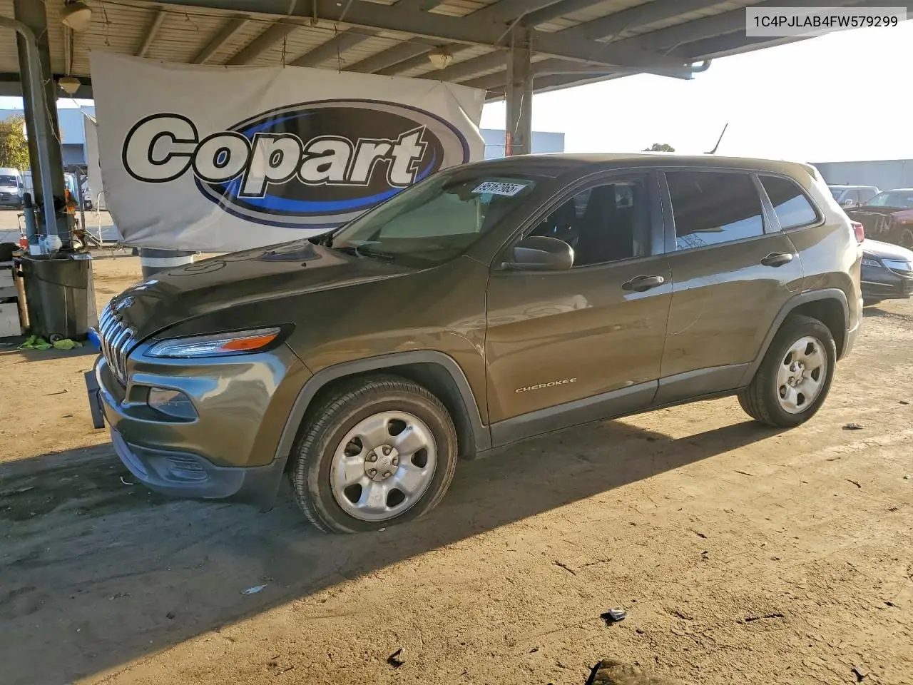 1C4PJLAB4FW579299 2015 Jeep Cherokee Sport