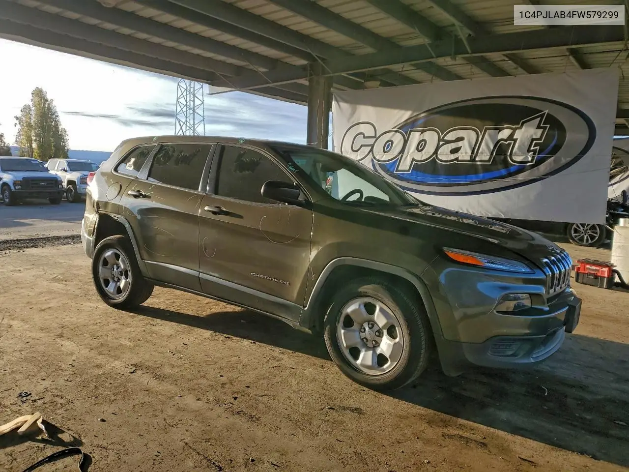 1C4PJLAB4FW579299 2015 Jeep Cherokee Sport