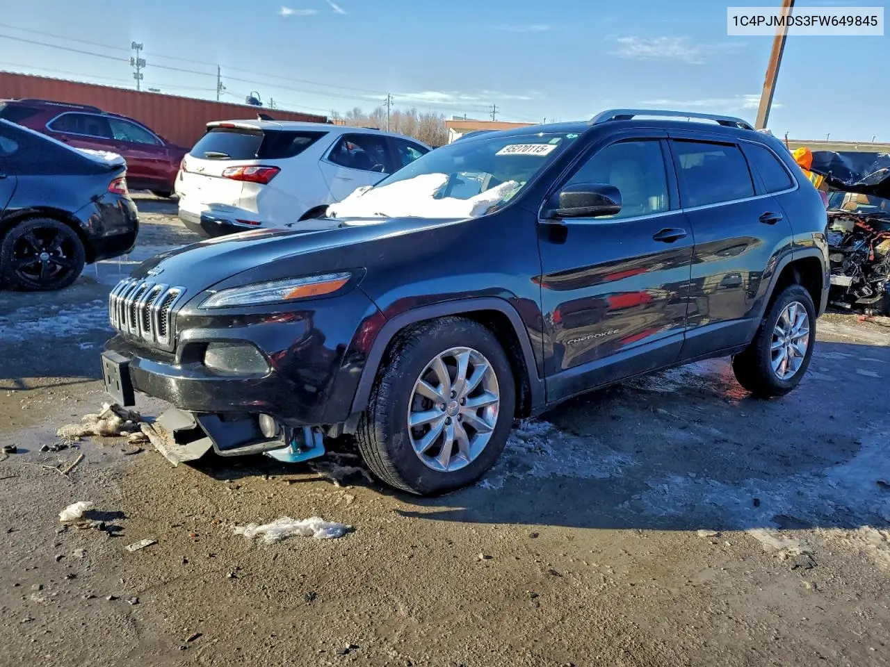 1C4PJMDS3FW649845 2015 Jeep Cherokee Limited