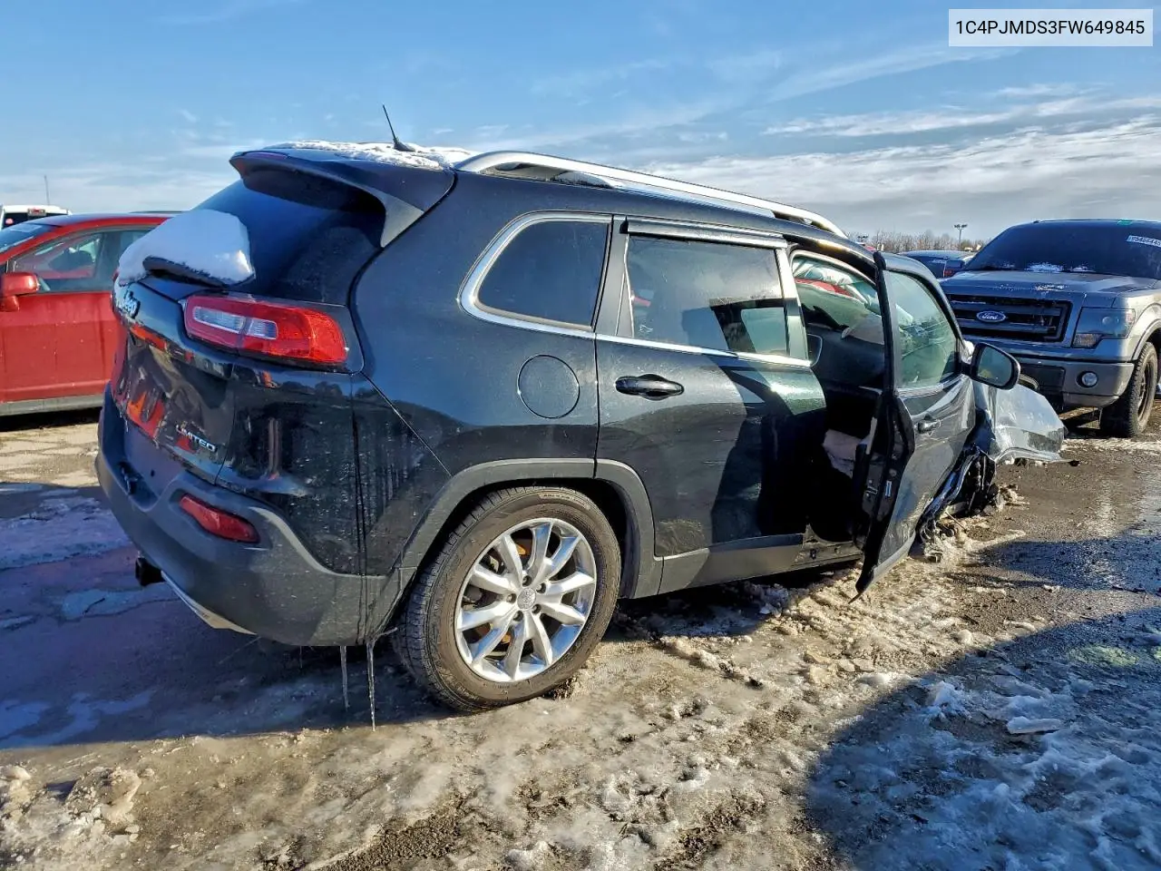 1C4PJMDS3FW649845 2015 Jeep Cherokee Limited