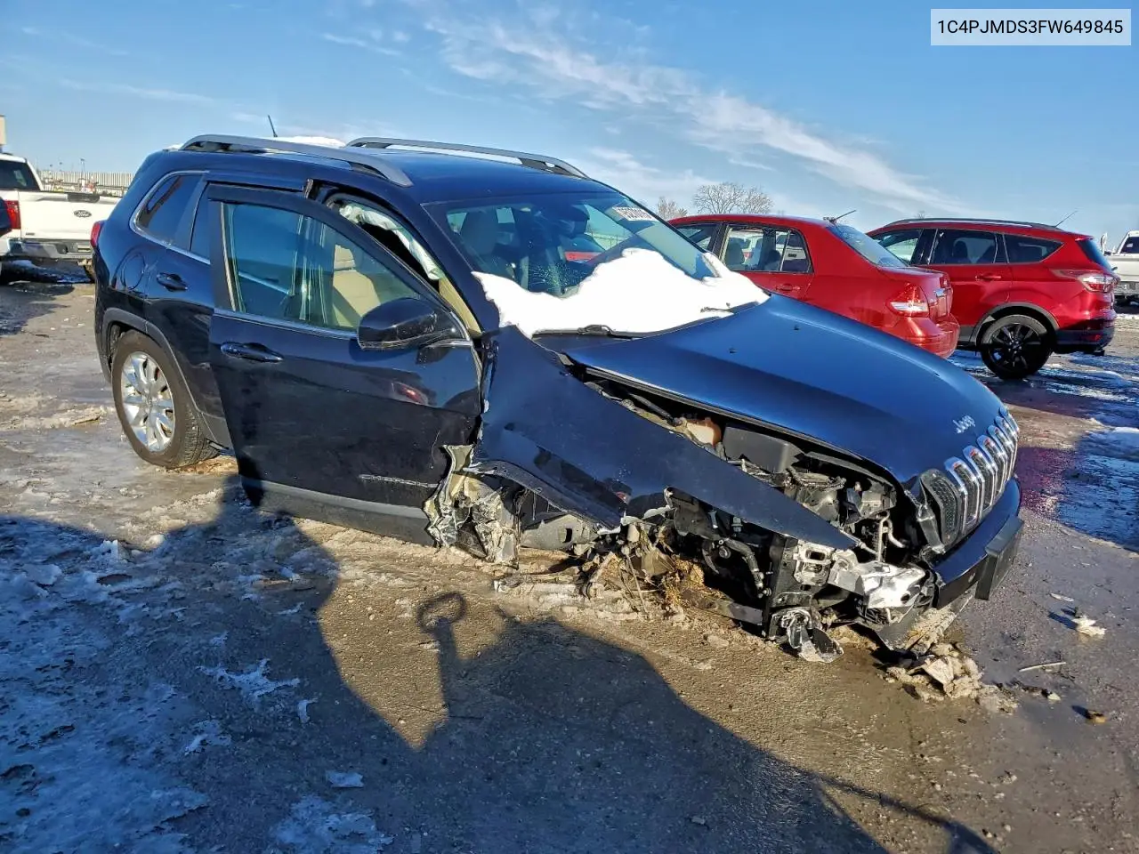 1C4PJMDS3FW649845 2015 Jeep Cherokee Limited