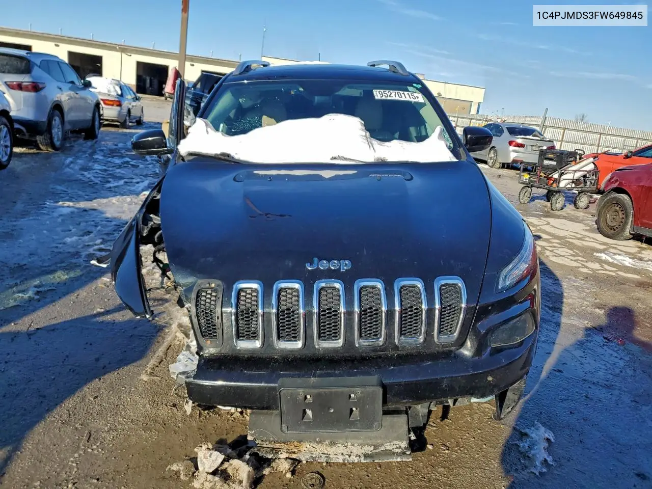 1C4PJMDS3FW649845 2015 Jeep Cherokee Limited