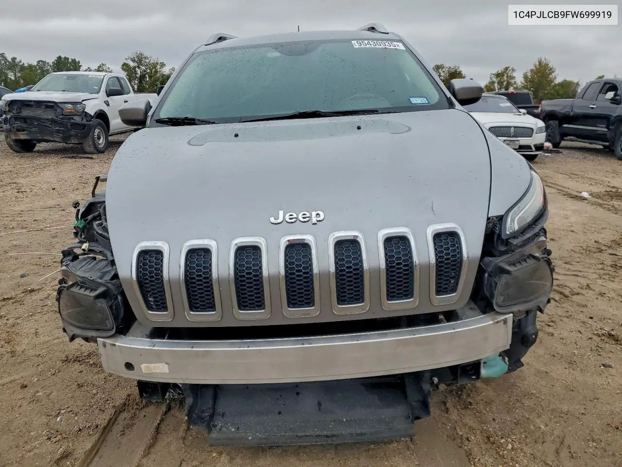 1C4PJLCB9FW699919 2015 Jeep Cherokee Latitude