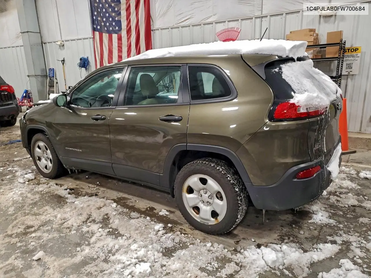 1C4PJLAB0FW700684 2015 Jeep Cherokee Sport
