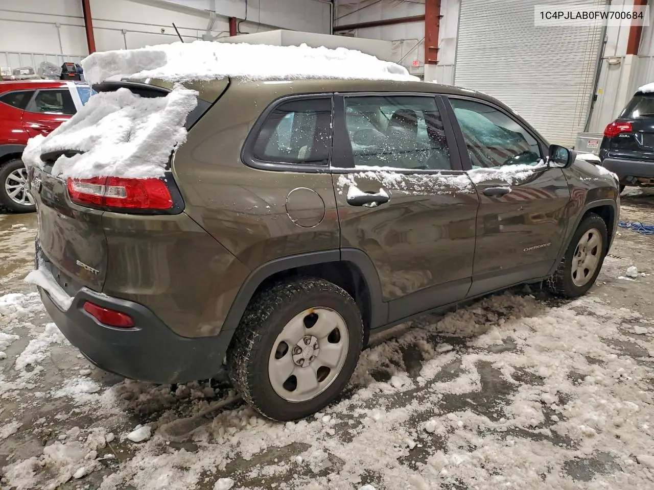 1C4PJLAB0FW700684 2015 Jeep Cherokee Sport