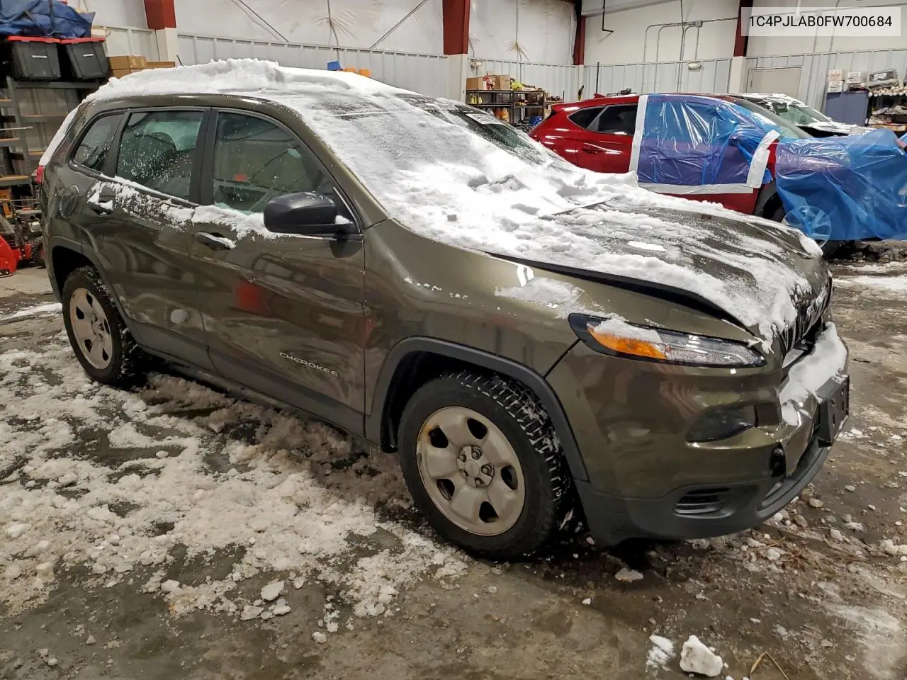 1C4PJLAB0FW700684 2015 Jeep Cherokee Sport