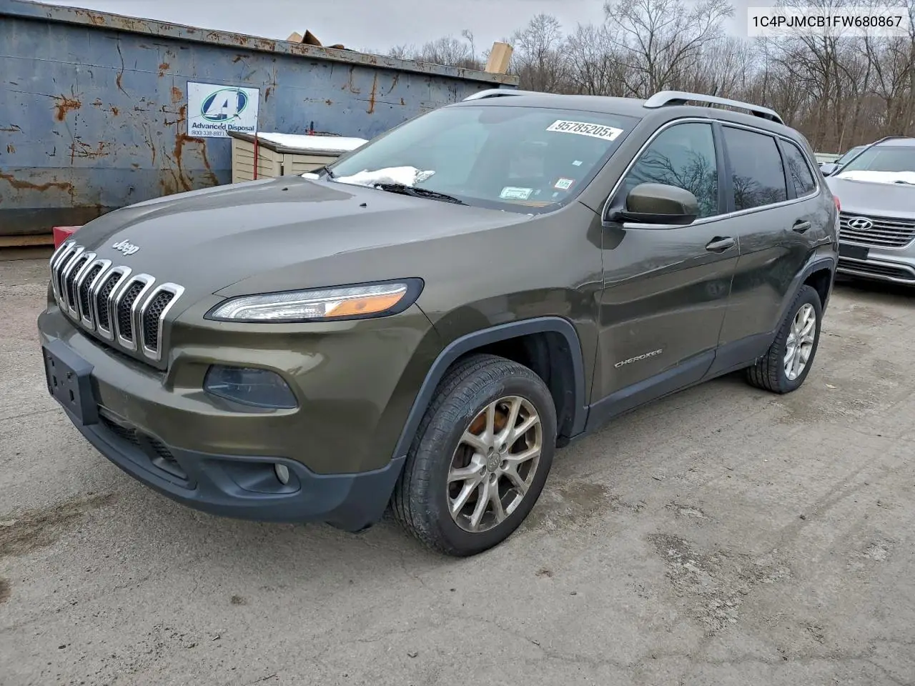 1C4PJMCB1FW680867 2015 Jeep Cherokee Latitude