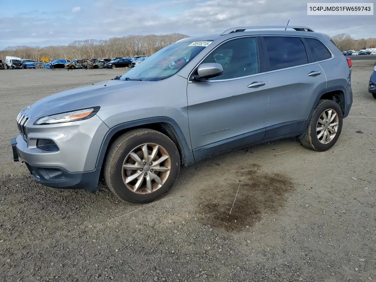 1C4PJMDS1FW659743 2015 Jeep Cherokee Limited