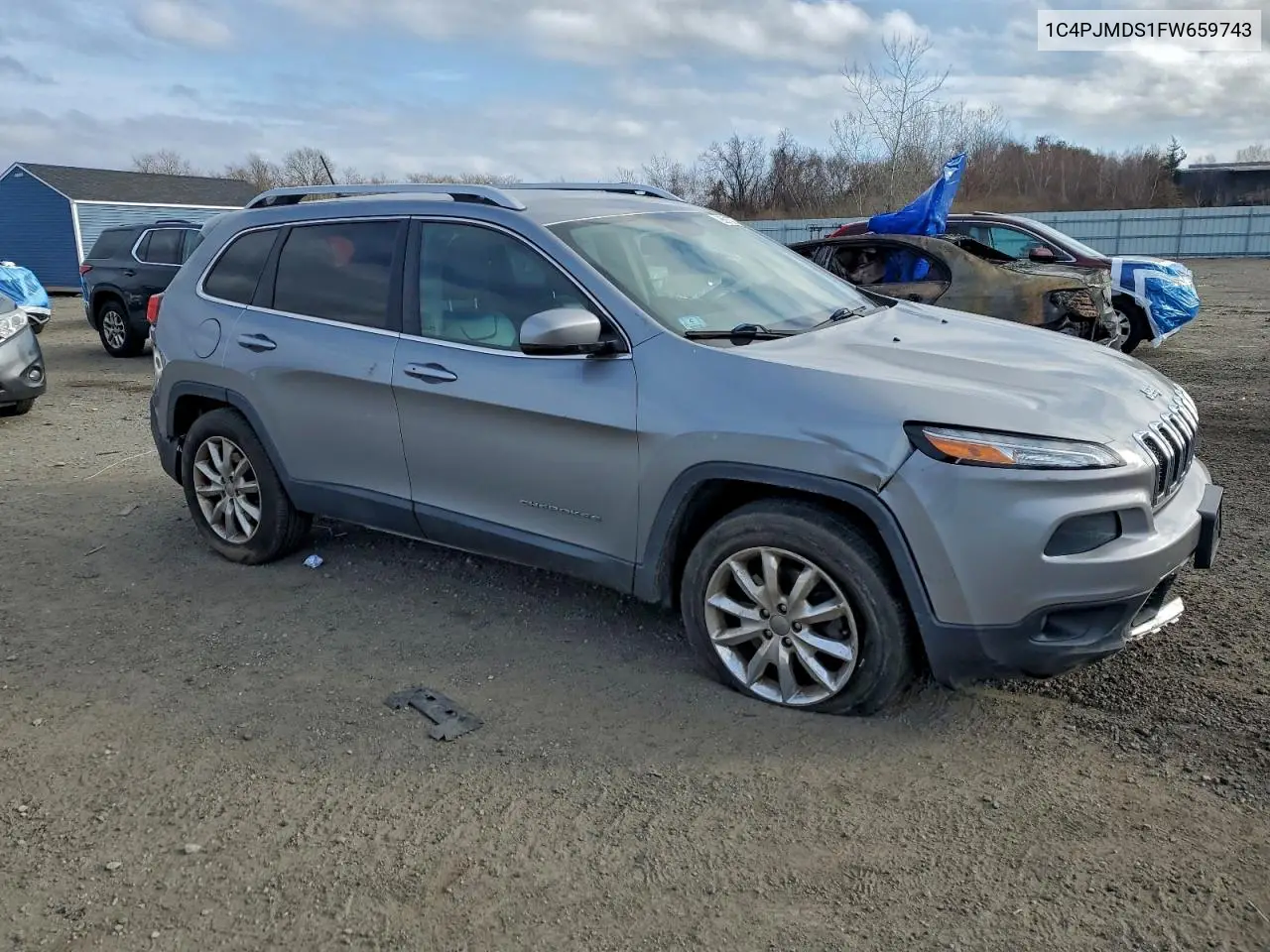1C4PJMDS1FW659743 2015 Jeep Cherokee Limited