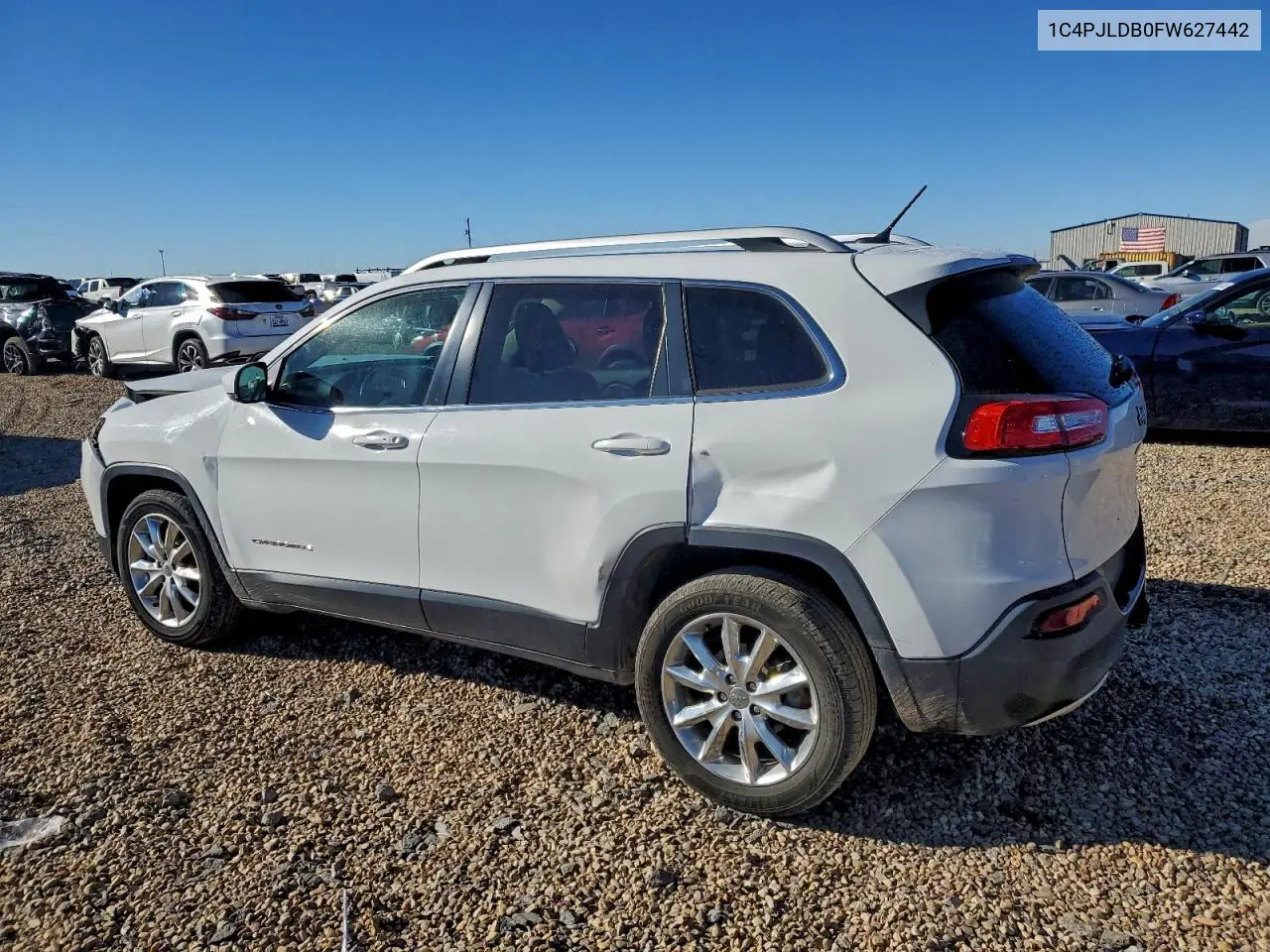 1C4PJLDB0FW627442 2015 Jeep Cherokee Limited