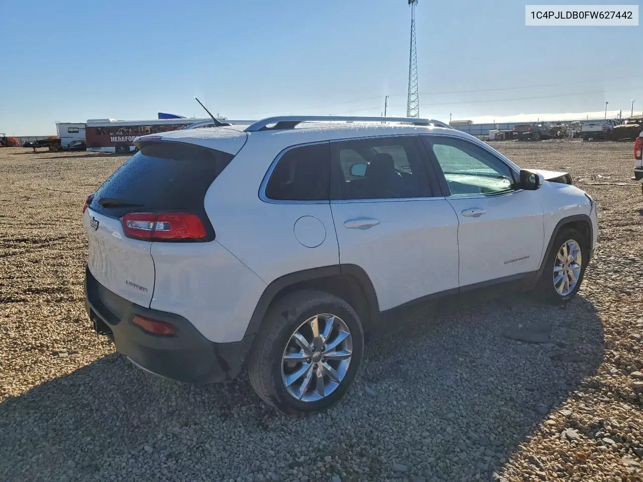 1C4PJLDB0FW627442 2015 Jeep Cherokee Limited