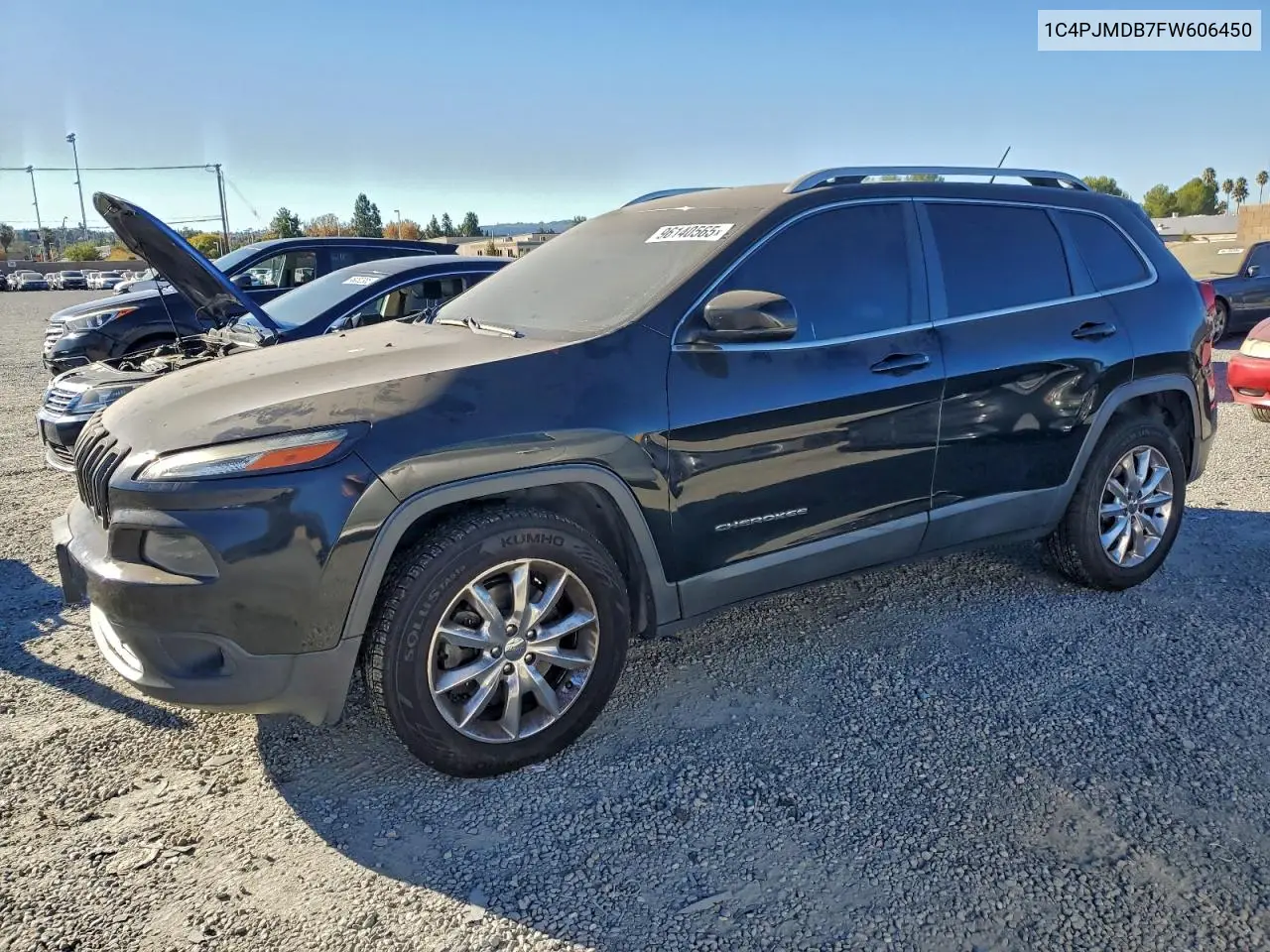 1C4PJMDB7FW606450 2015 Jeep Cherokee Limited