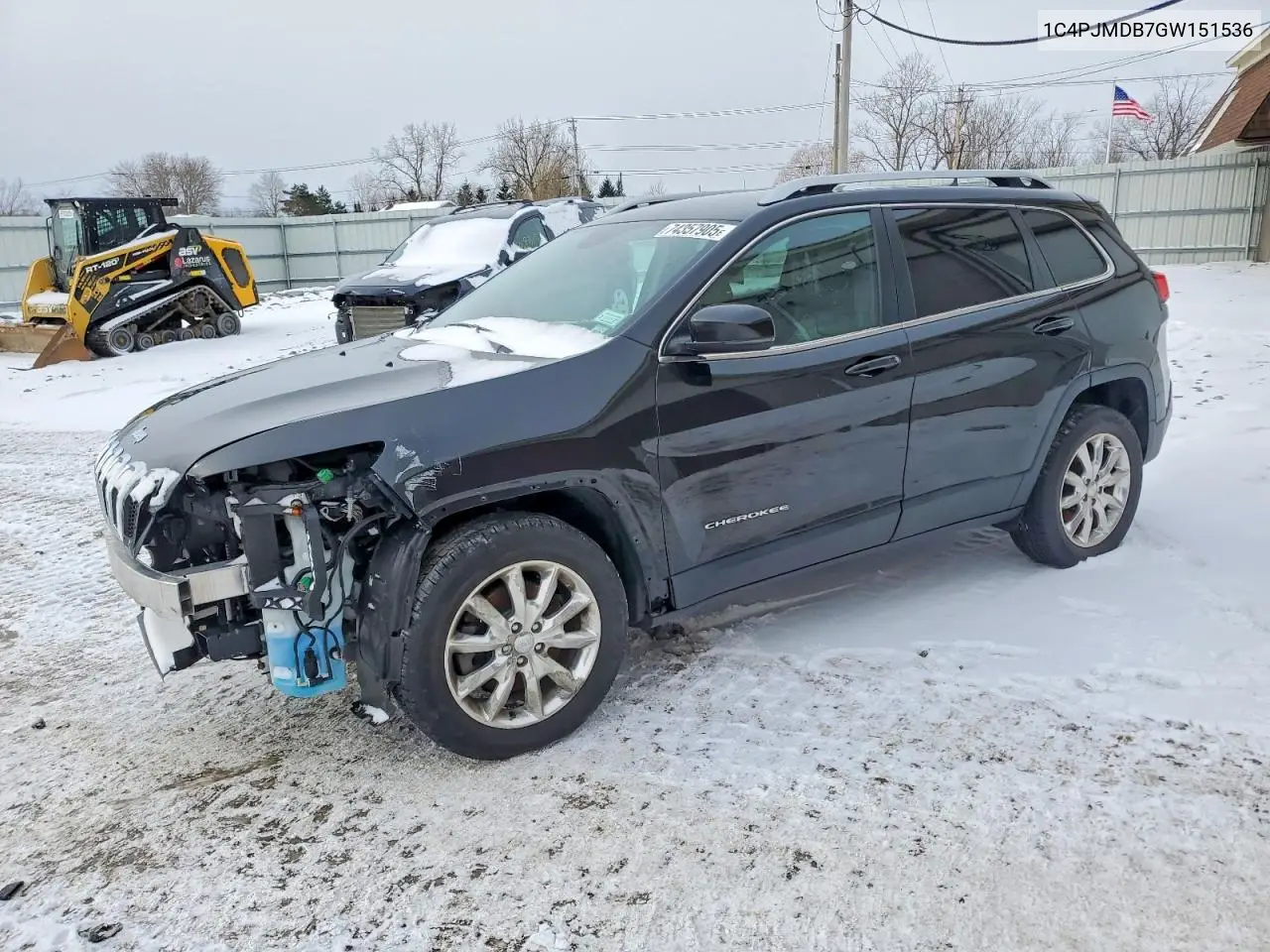 1C4PJMDB7GW151536 2016 Jeep Cherokee Limited