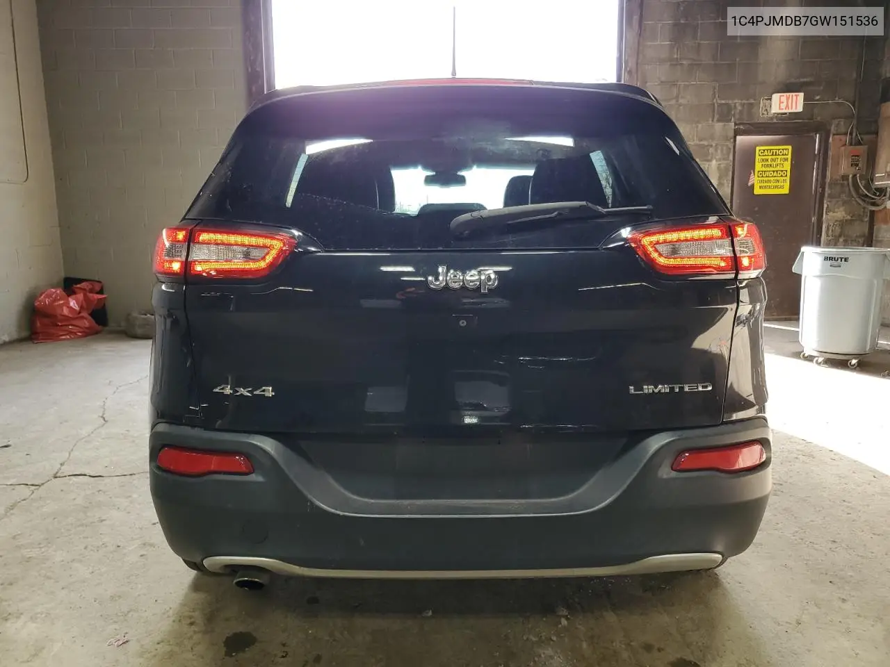 1C4PJMDB7GW151536 2016 Jeep Cherokee Limited