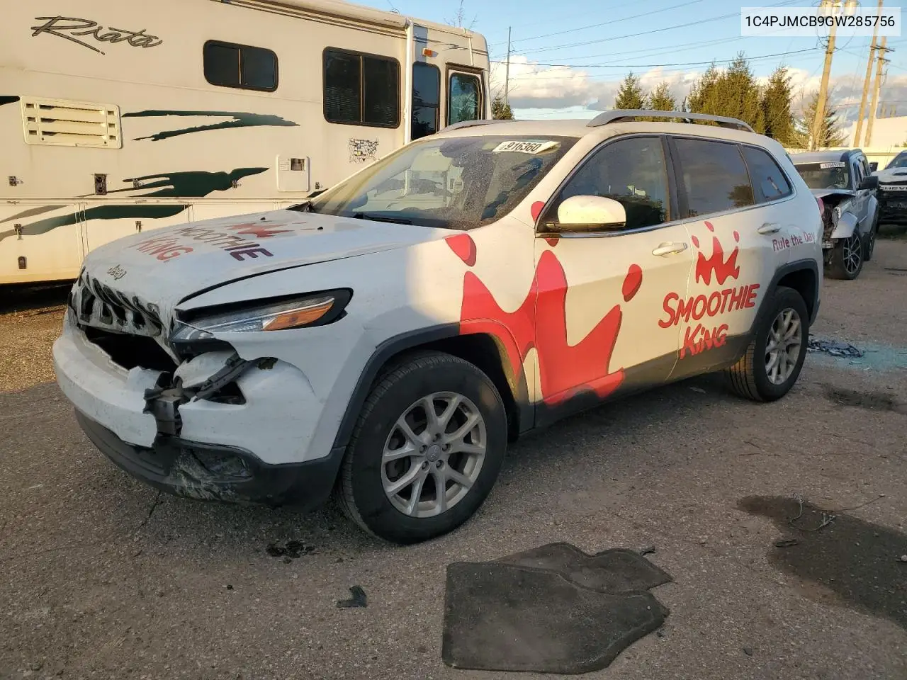 1C4PJMCB9GW285756 2016 Jeep Cherokee Latitude