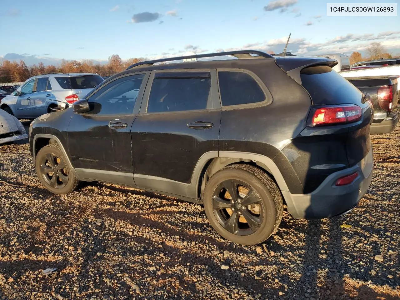 1C4PJLCS0GW126893 2016 Jeep Cherokee Latitude